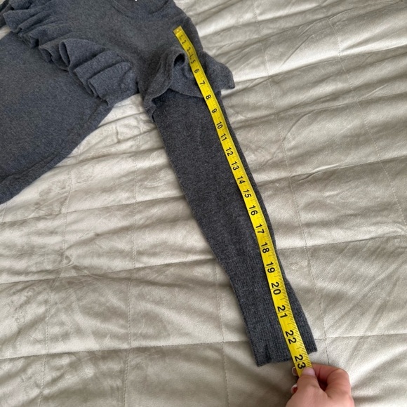 Madeleine Thompson Cashmere Ruffle Crewneck Size Medium - Picture 5 of 8